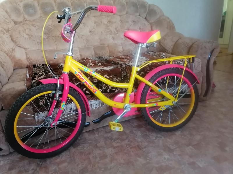 Велосипед детский для девочки Сибай